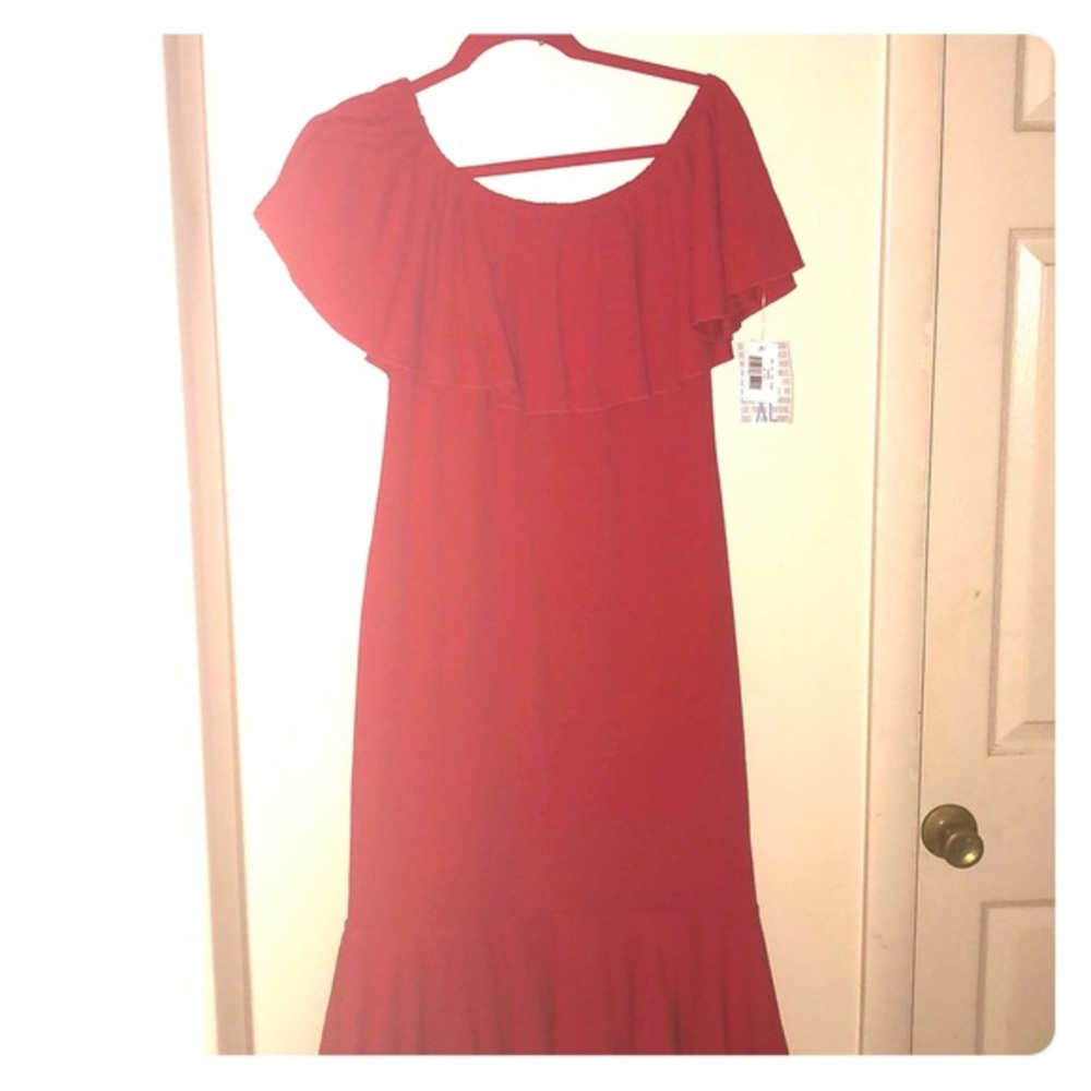 LULAROSE DRESS RED